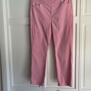Mario Serrani Pink Striped Pants